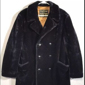 Borg Alaskan Faux Seal Fur Overcoat Kashan